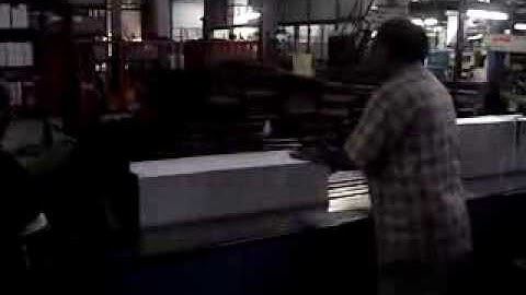 Stacker Bundler on Web Press