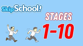 Skip School ! - Escape Game Stage 1 2 3 4 5 6 7 8 9 10 Answers Walkthrough screenshot 1