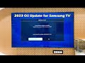 April 2023 Software Update for Samsung Smart TV