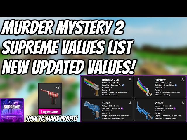 Rainbow Gun 2023  Trade Roblox Murder Mystery 2 (MM2) Items