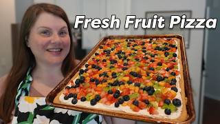 This FRESH Fruit Pizza recipe is out of this world!