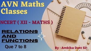 Relations and Functions, Class12 NCERT Maths | Introduction of 1.4 | [Binary Operations ]