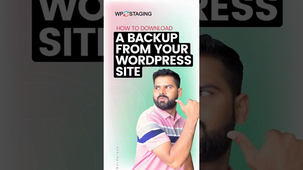 Download Your WordPress Backup in 60 Seconds! 💾 