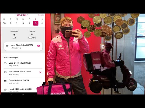 foodora Vienna Austria second day working daybest food delivery service