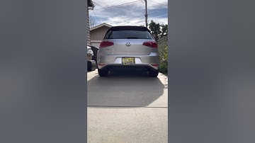 Volkswagen Cold Start Golf GTI Mk7 ECS Muffler Delete #mexico @officialhandicapgtiandsidriver #short