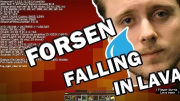 Forsen Falling In Lava