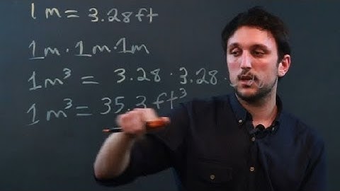 Difference Between a Metric Cube & a Cubic Foot : Measurement Conversions