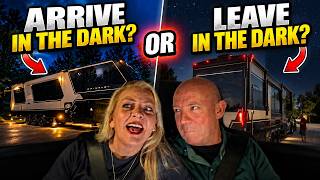 Arrive In The Dark Or Leave In The Dark? If Choosing Just One Which Would It Be?