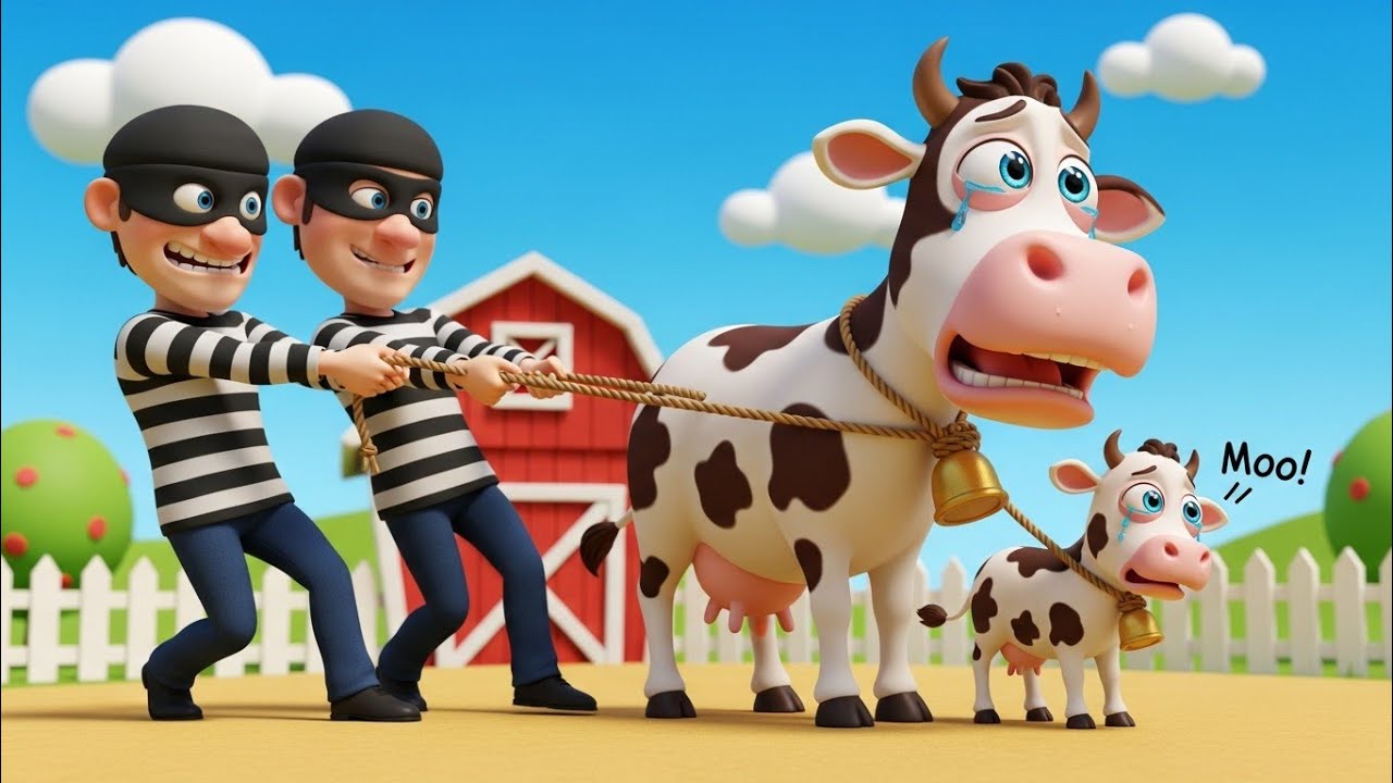 MacDonalds cow Steals Police👮‍♂️ Rescue 🐄 🐮 | 