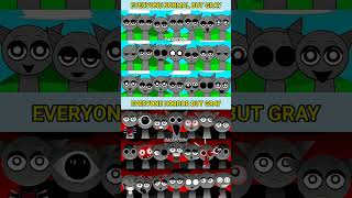 Everyone Normal But Gray Vs Everyone Horror But Gray