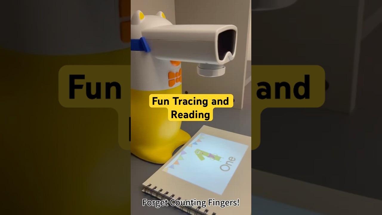 AI smart drawing projector makes learning numbers fun 