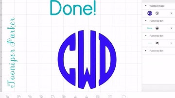 Circle Monogram Font Using Cricut Design Space App Tutorial