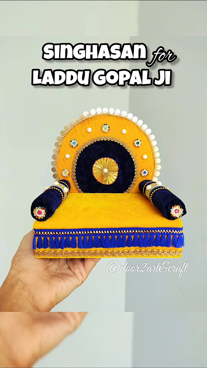 ✨DIY Laddu Gopal Ji Singhasan✨