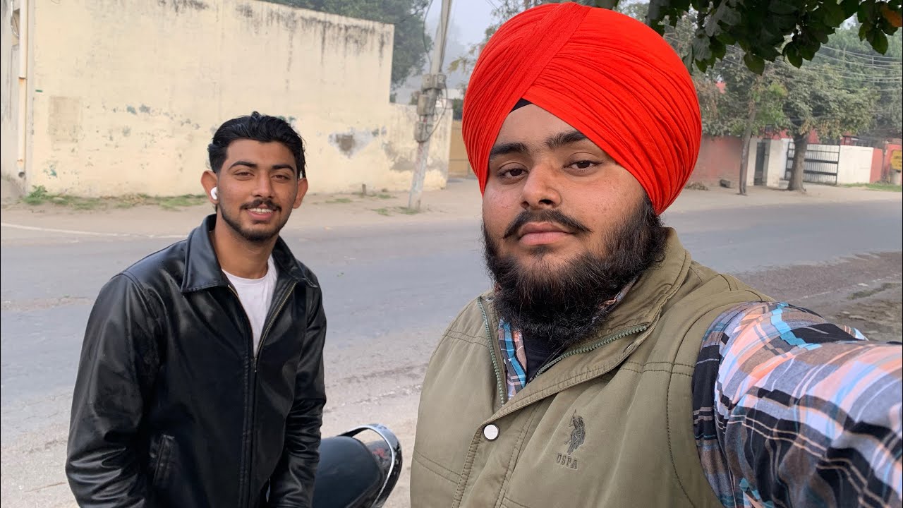 Thand 🥶 de vich motercycle te buraa haal hogya 