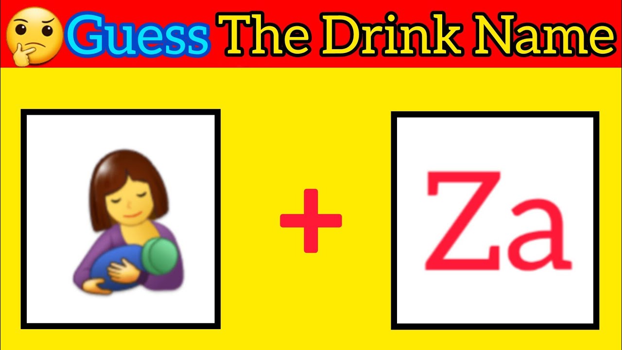 guess the Drink Name by Emoji 🥤|Puzzle Challenge 2026