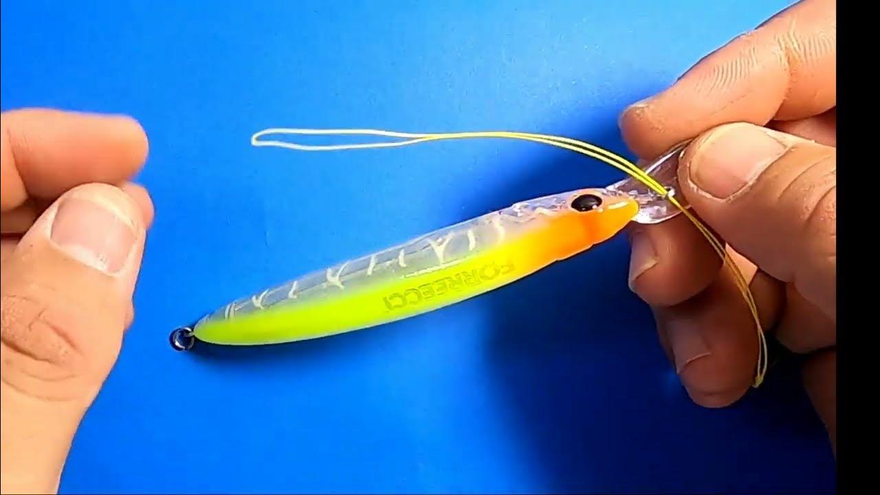 3 easiest and strong knots for fishing lure fishing how to tie a