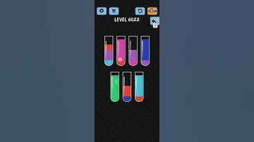 Water Color Sort Level 6022 Gameplay WalkThrough Solution