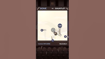 🦴 BONE VS GAUNTLET 👊 #satisfying #simulation #physics #rpg #gamedev