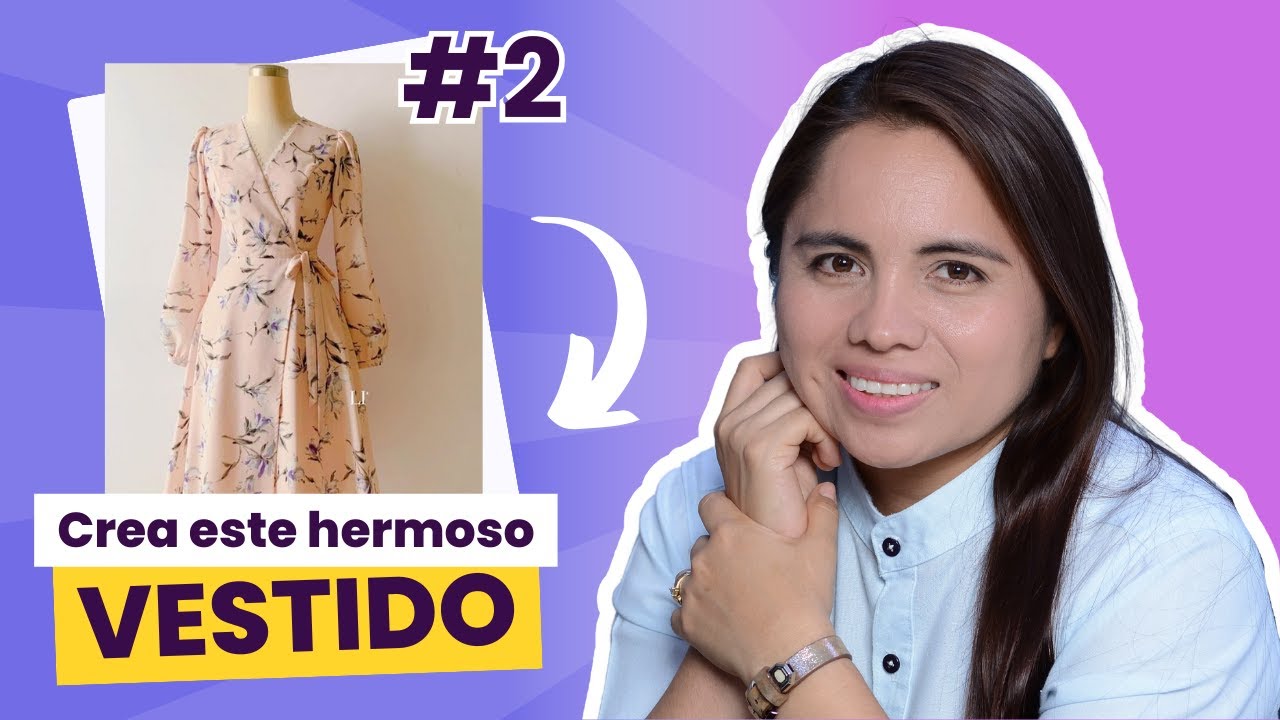 Cómo diseñar un ✅VESTIDO CRUZADO✅ #2 como una profesional // con isabel villagomez de Pemium Academy