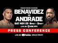 David Benavidez vs Demetrius Andrade Kickoff Press Conference | #BenavidezAndrade