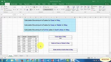 Excel: Sumif ,Sumproduct and array formula