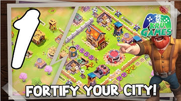 Survival City - Zombie Base Build and Defend Gameplay Walkthrough #1 (Android, IOS)