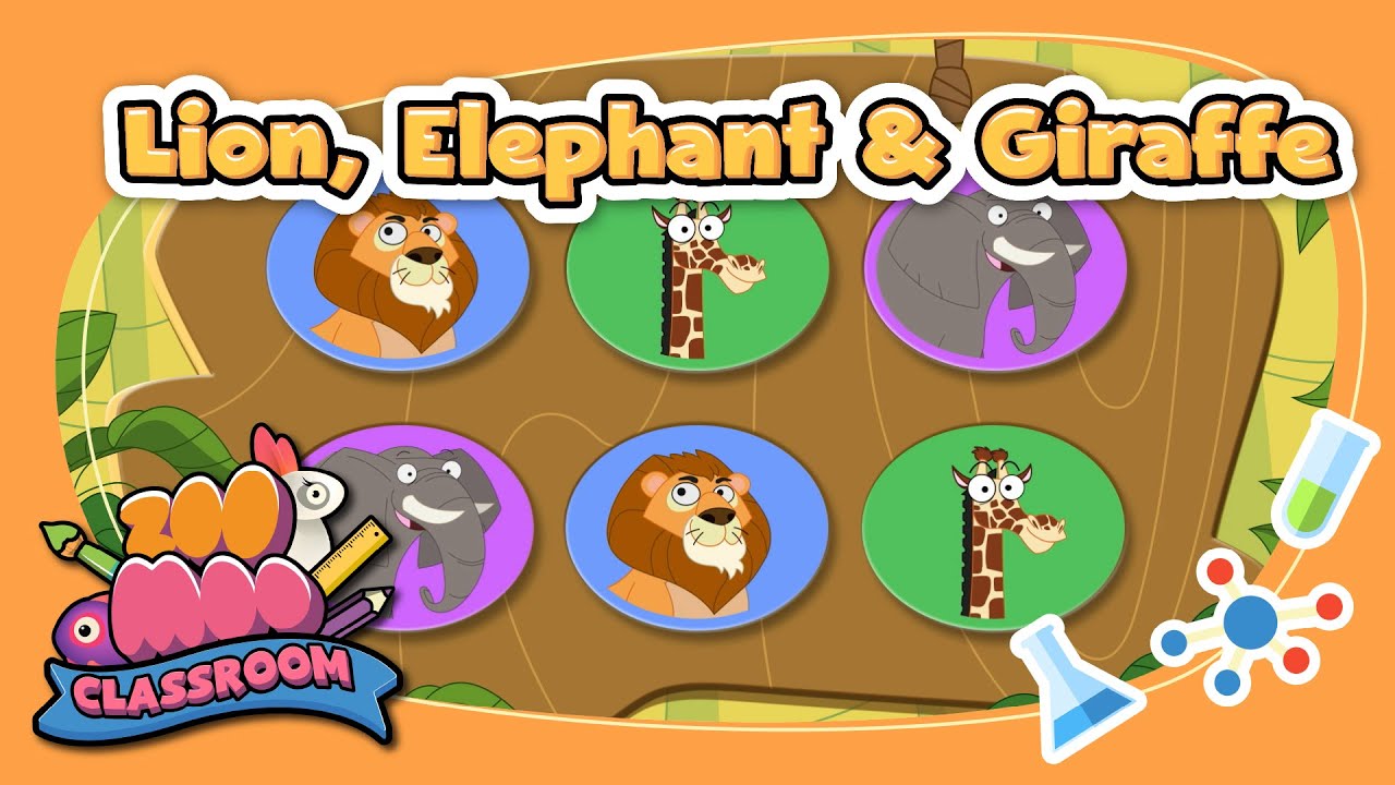 Let's train our little brain! | MIX & MATCH | @ZooMoo #kidsgames