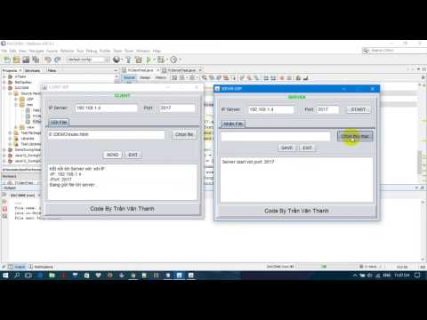 Truyền file bằng giao thức UDP trên môi trường LAN