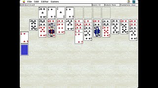 Apple Macintosh Longplay - King of Solitaire - Forty Thieves - Limited screenshot 4