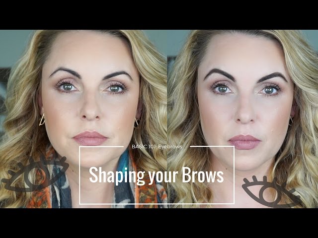 How to Fill in your Brows for you Face Shape|| Basic 101- Elle Leary Artistry class=