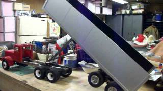 RC Frameless dump trailer