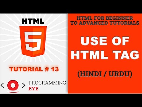 Use of HTML