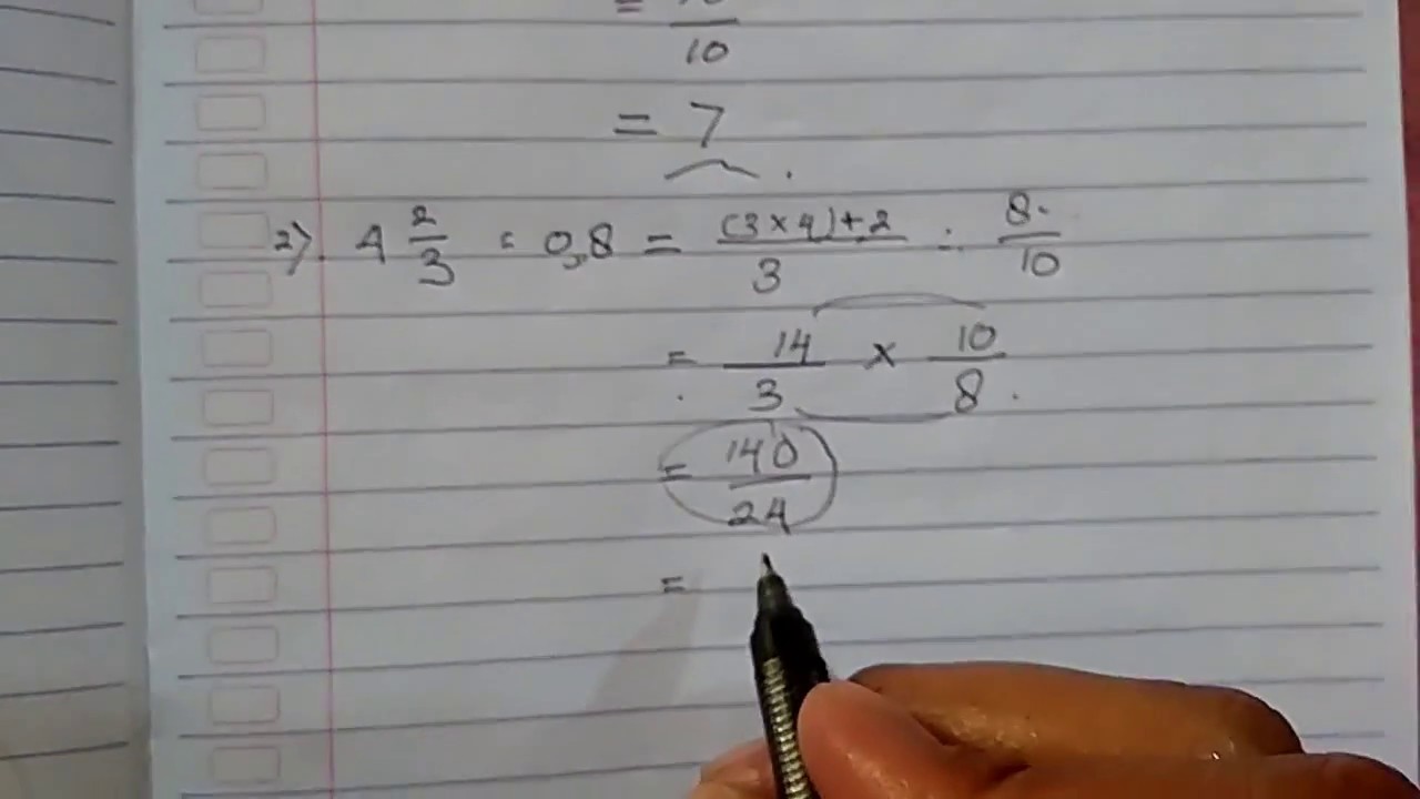 Cara Pembagian Pecahan Campuran Dengan Pecahan Desimal Matematika Kelas Iv Sd K 13 Youtube