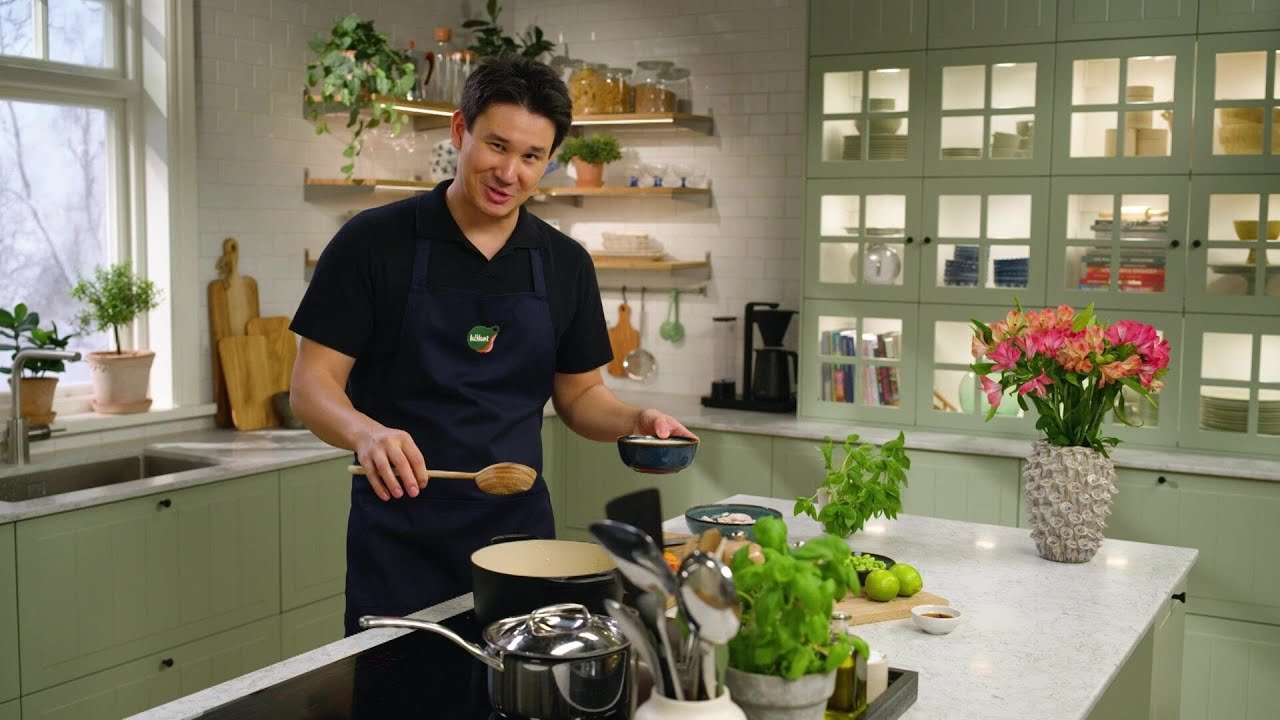 Kokosmjölksgryta med kyckling och grönsaker - Köket