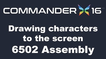 Some graphics stuff for Commander X16 in 6502 Assembly