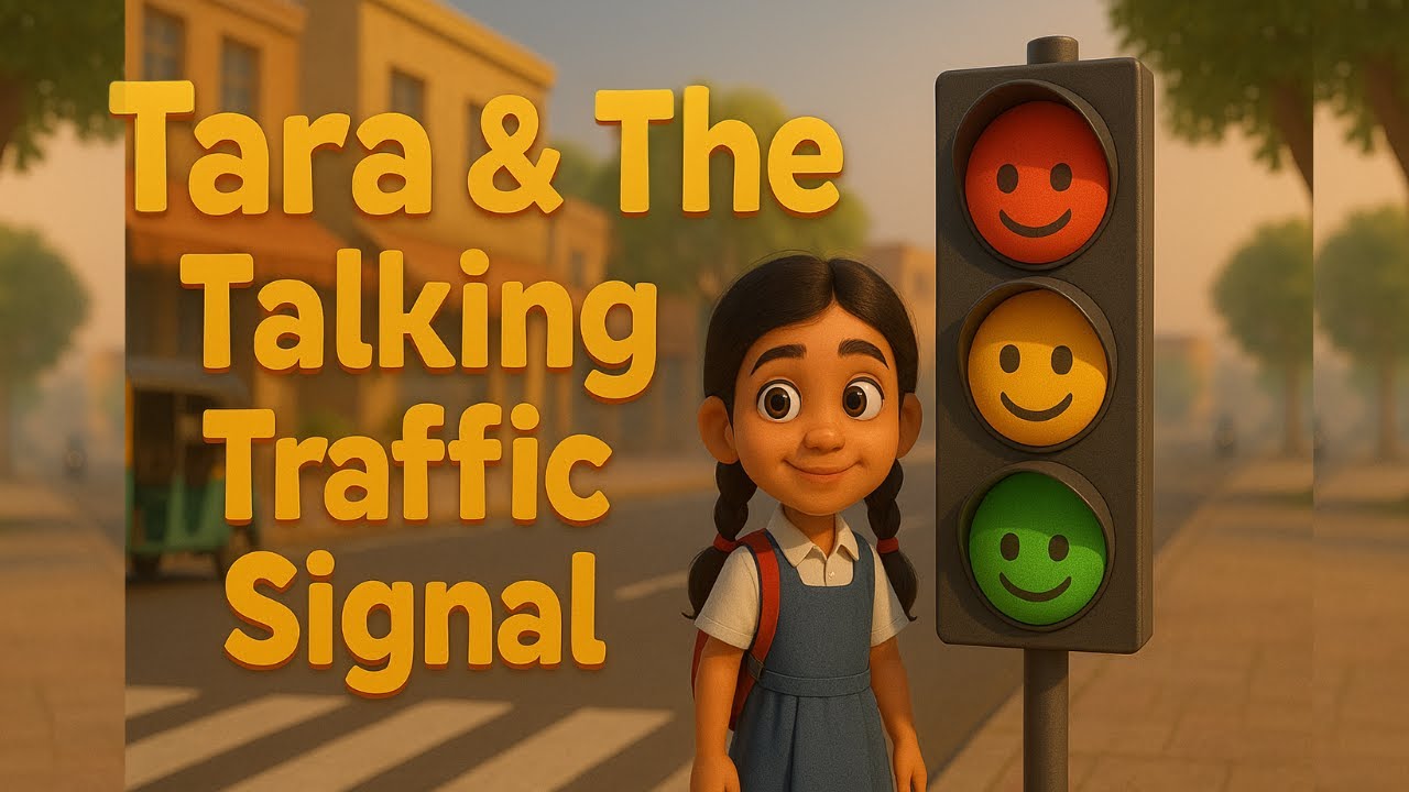 Tara & The Talking Traffic Signal 🚦 | Animated Story for Kids