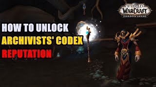 How to Unlock Archivists' Codex WoW