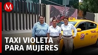The Violet Taxi is launched in Oaxaca