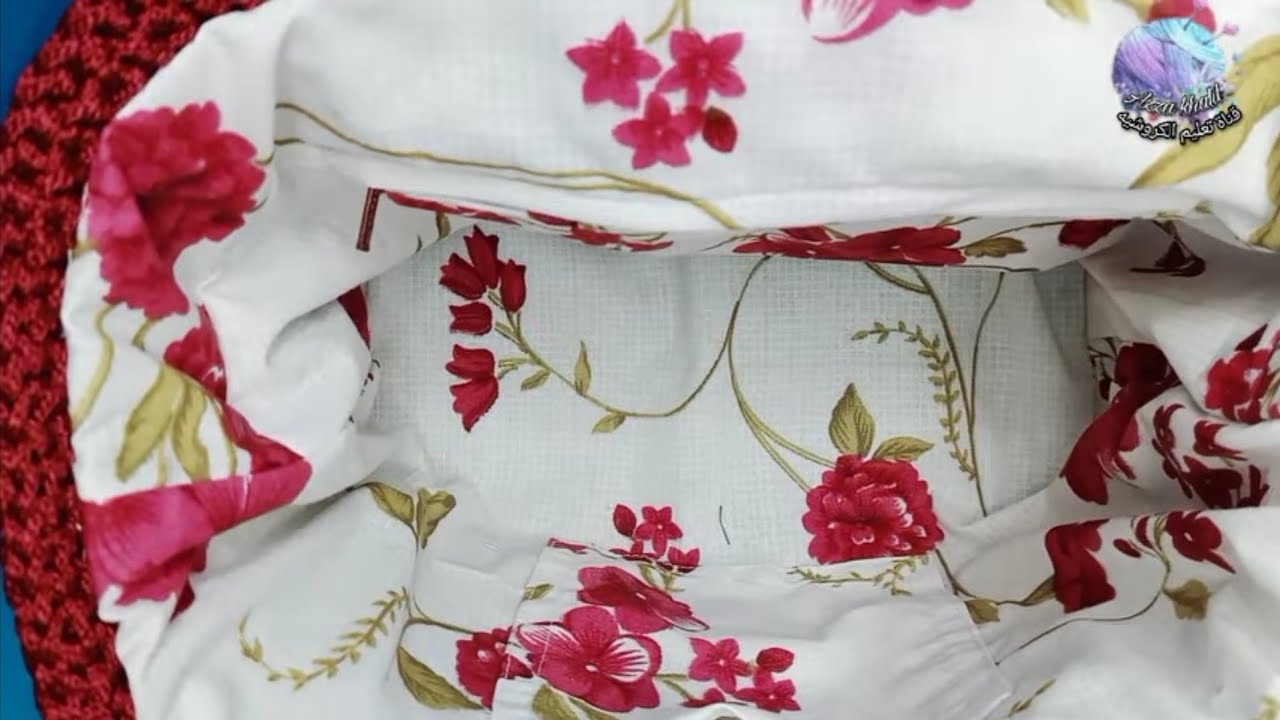 تفصيل وخياطه بطانه اى شنطه كروشيه مع تركيب جيب بسوسته باسهل طريقه/ شنط كروشيه 2025