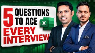 Excel Interview Questions Every Data Analyst Must Know | Top 5 with Answers