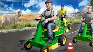 Das Rasenmäher-Rennen! | LS22 Challengers #4 | Farming Simulator 22 screenshot 4