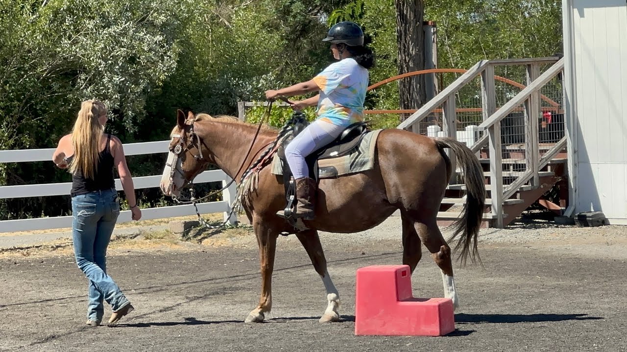 1st session of horse riding 🏇at Cloverleaf Ranch, Santa Rosa CA. - YouTube