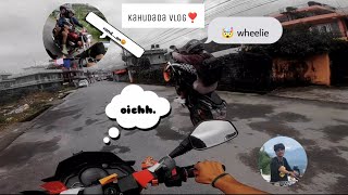 grp ride to kahudada after long time \/non-stop wheelie ❣️