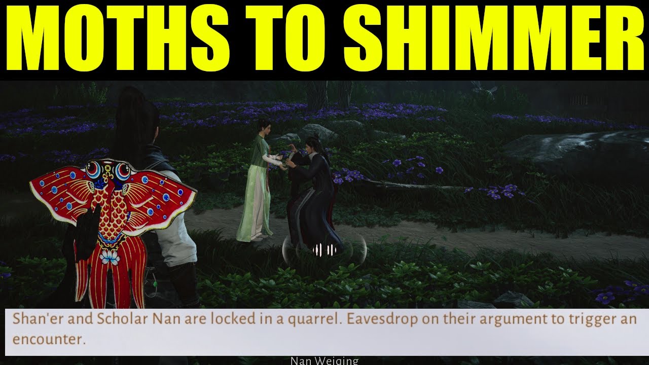 Where winds meet - moths to a shimmer quest guide (Location) | talk to ...