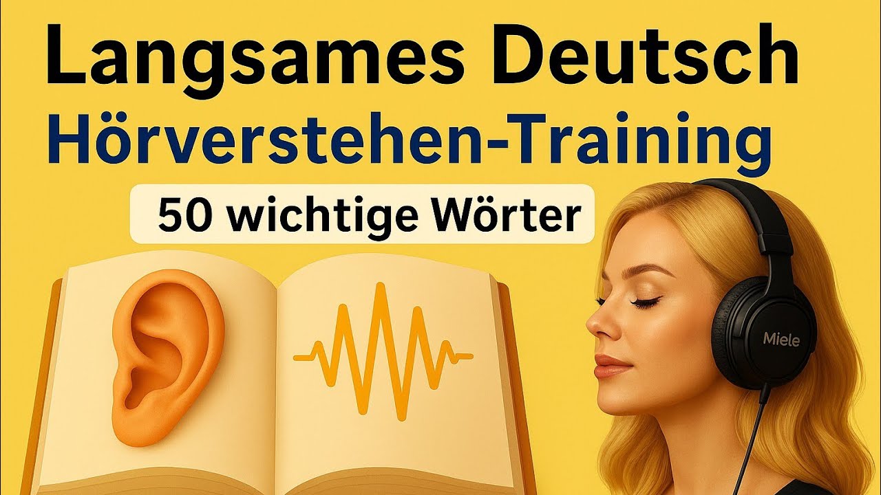 Deutsch hören & verstehen: 50 Wörter, die du jeden Tag brauchst! 💡  
