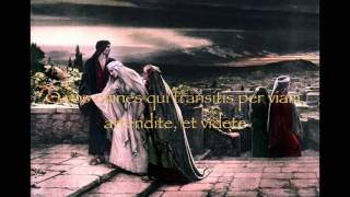 Lamentations of Jeremiah 1:10-14 - Clamavi De Profundis chords