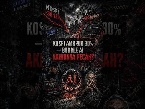 KOSPI AMBRUK 30%, SK HYNIX BERDARAH! BUBBLE AI AKHIRNYA PECAH?