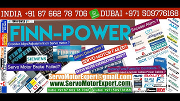 FinnPower Turret Finn Power Siemens servo drive failure causes,servo motor Faults Encoder problems