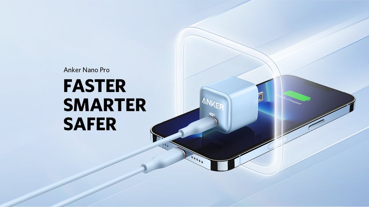 Anker Nano Charger (20W) Ultra-Compact USB-C Fast Charger (Free Back Cover)