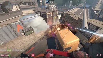 CS2 Overpass Jump Up Smoke and Truck Molotov From Long